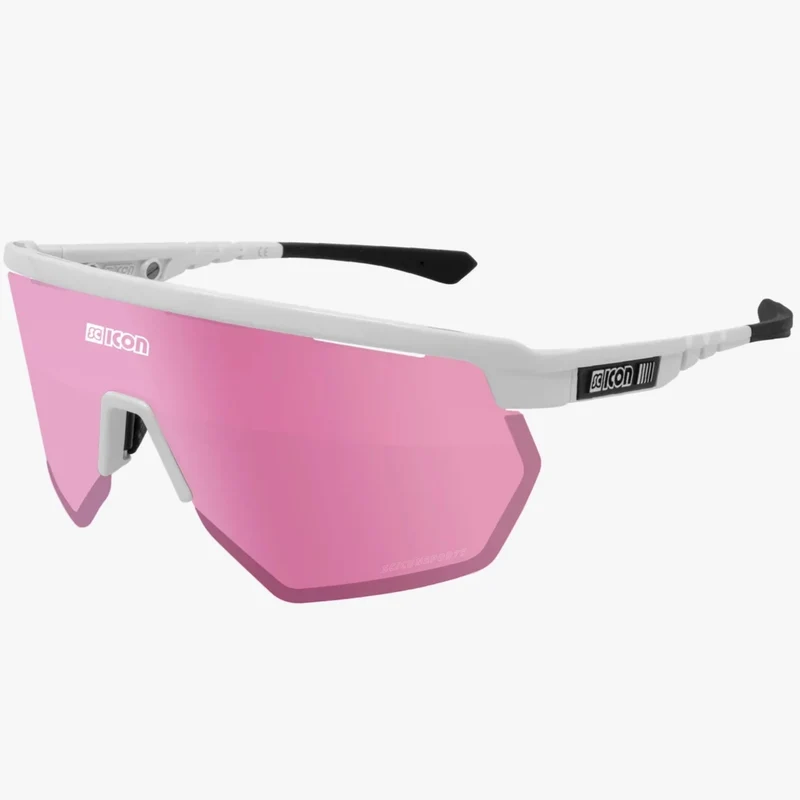 Occhiali Scicon Aerowing - Bianco trail verde