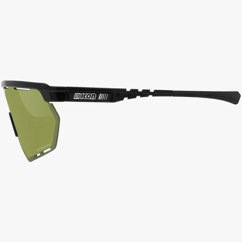 Occhiali Scicon Aerowing - Nero trail verde