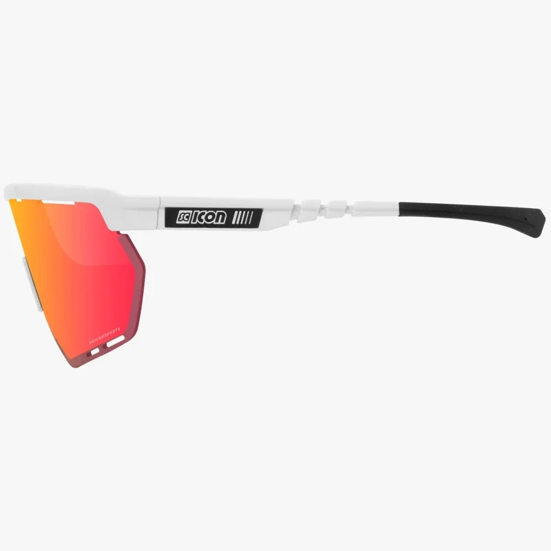 Occhiali Scicon Aerowing - Bianco multimirror rosso