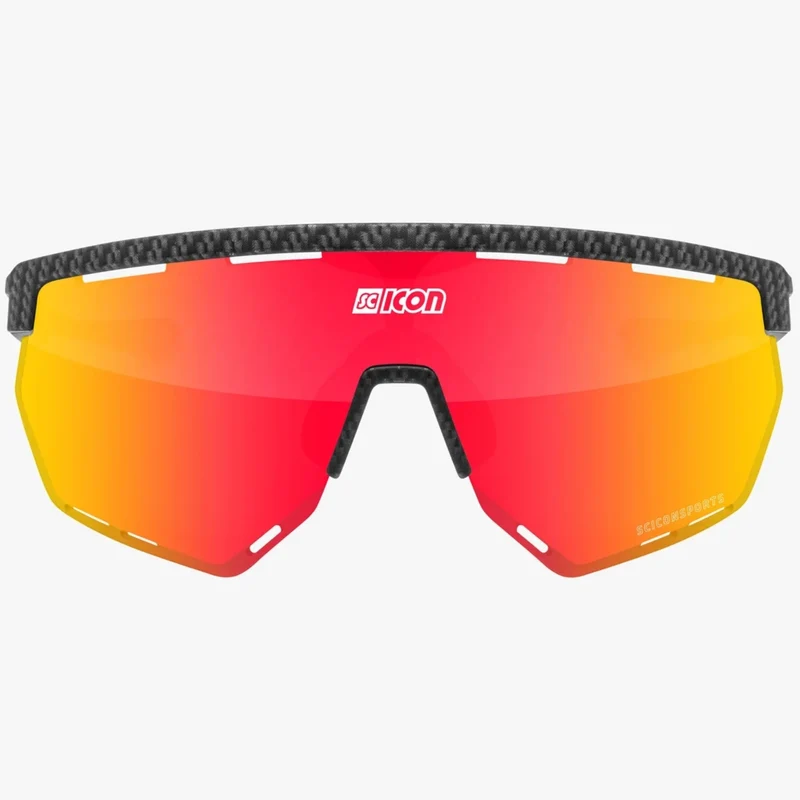 Occhiali Scicon Aerowing - Carbonio opaco multimirror rosso
