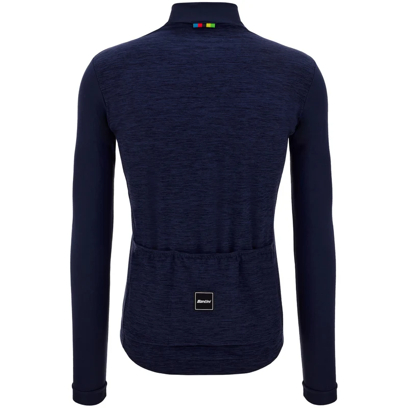 Maglia maniche lunghe Santini UCI Official Pure - Blu