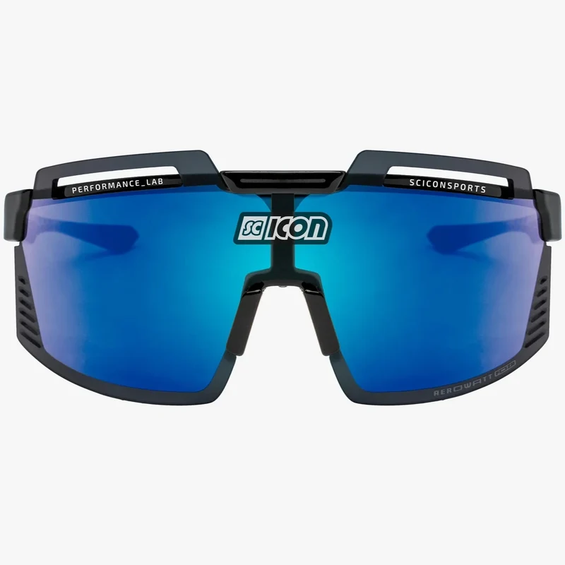 Occhiali Scicon Aerowatt Foza - Nero Multimirror blu