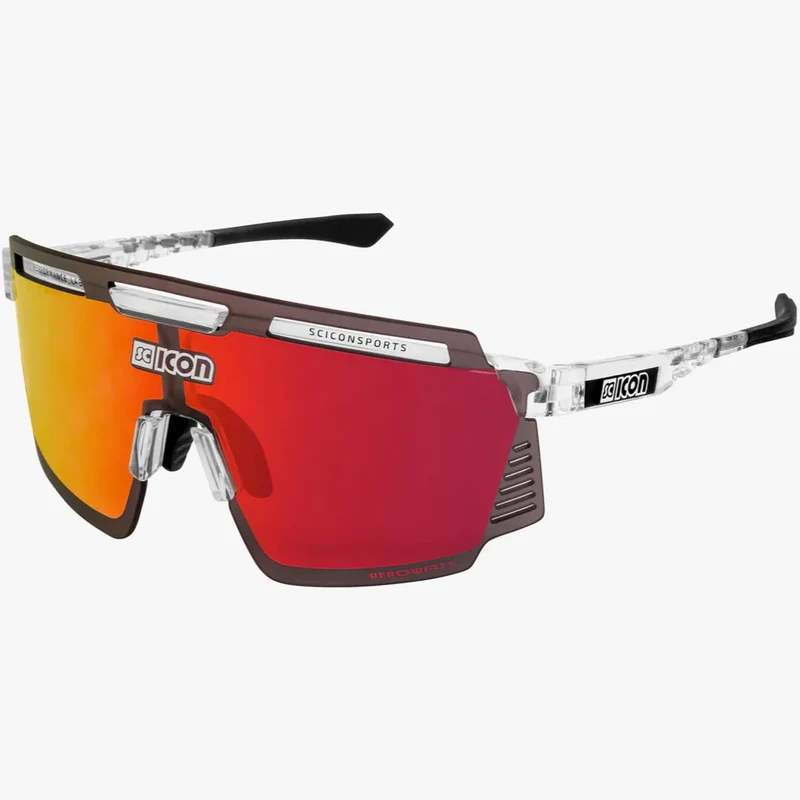 Occhiali Scicon Aerowatt Foza - Crystal Multimirror rosso