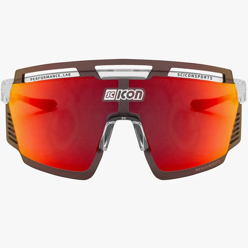 Occhiali Scicon Aerowatt Foza - Crystal Multimirror rosso