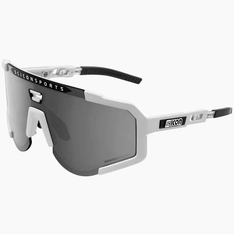 Occhiali Scicon Aeroscope - Bianco Multimirror silver