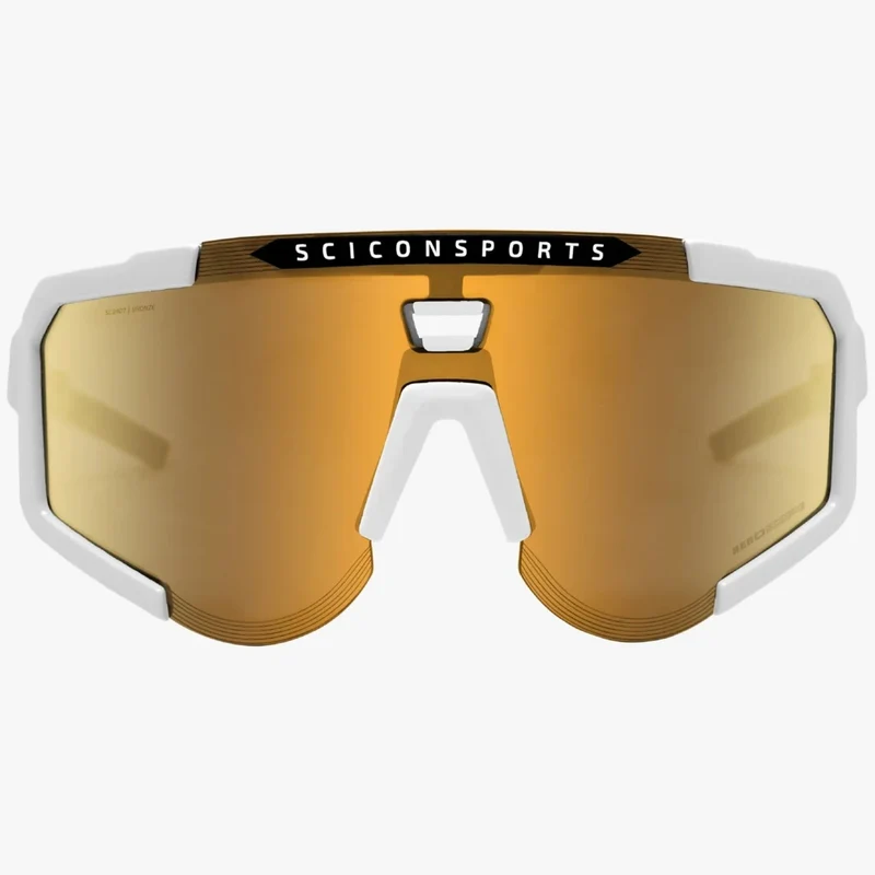 Occhiali Scicon Aeroscope - Bianco Multimirror bronzo