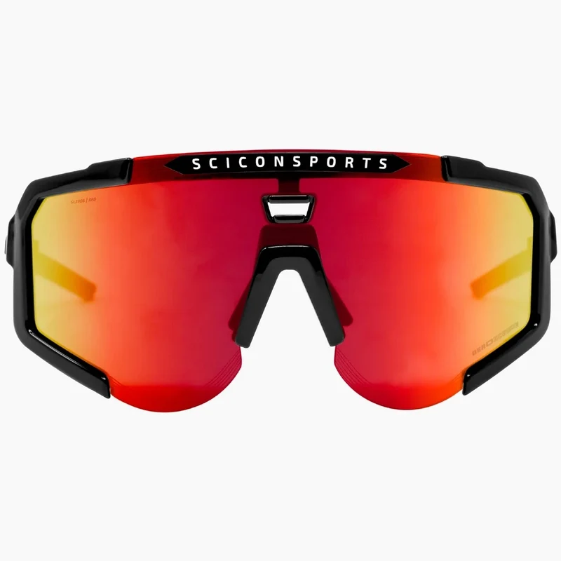 Occhiali Scicon Aeroscope - Nero Multimirror rosso