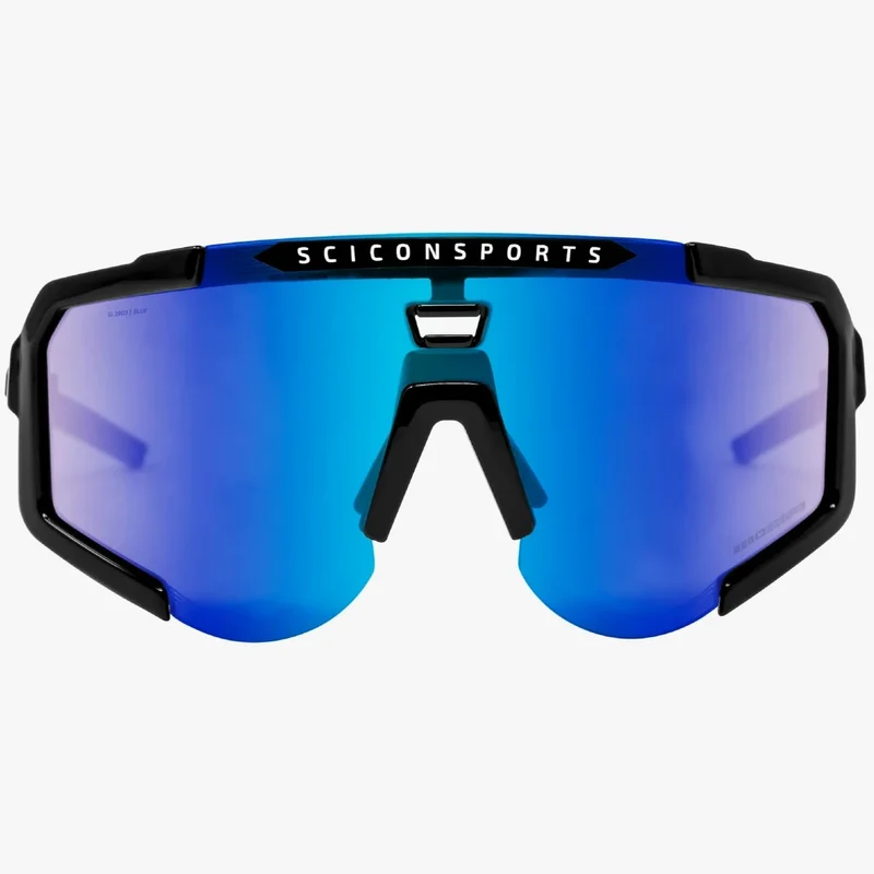 Occhiali Scicon Aeroscope - Nero Multimirror blu