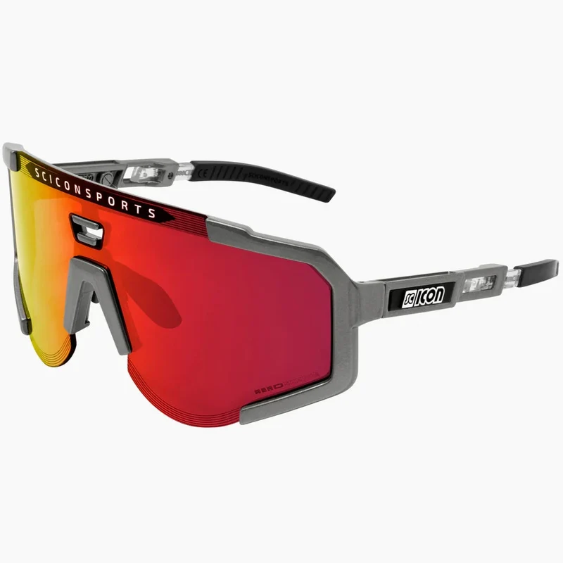 Occhiali Scicon Aeroscope - Antracite Multimirror rosso