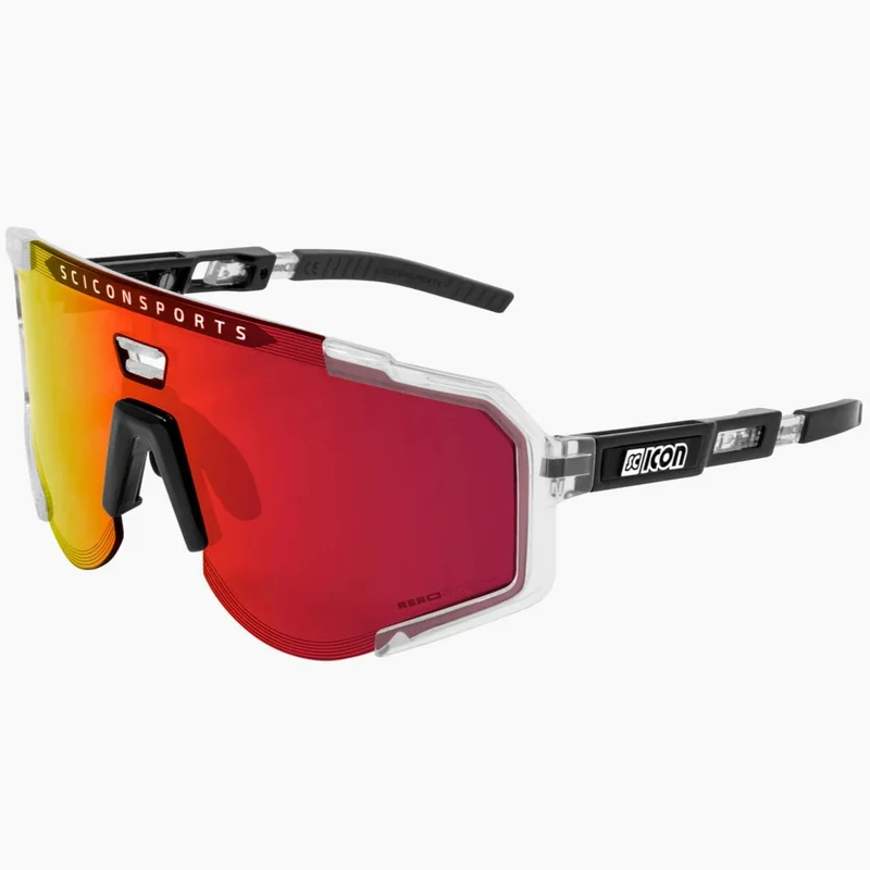 Occhiali Scicon Aeroscope - Crystal Multimirror rosso