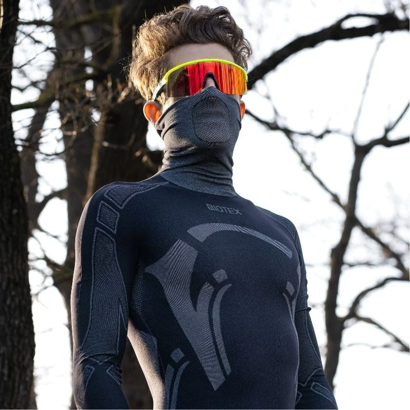 Maglia intima maniche lunghe Biotex Lupetto 2.0 - Nero