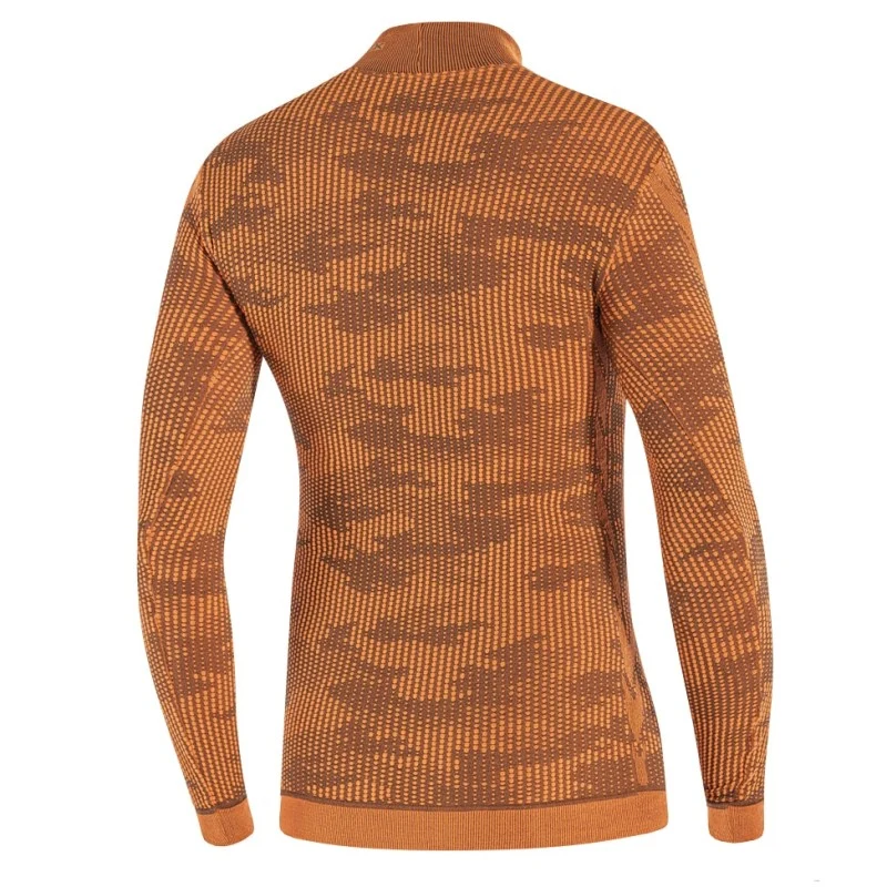 Maglia intima maniche lunghe Biotex Lupetto 3D Camo - Arancio