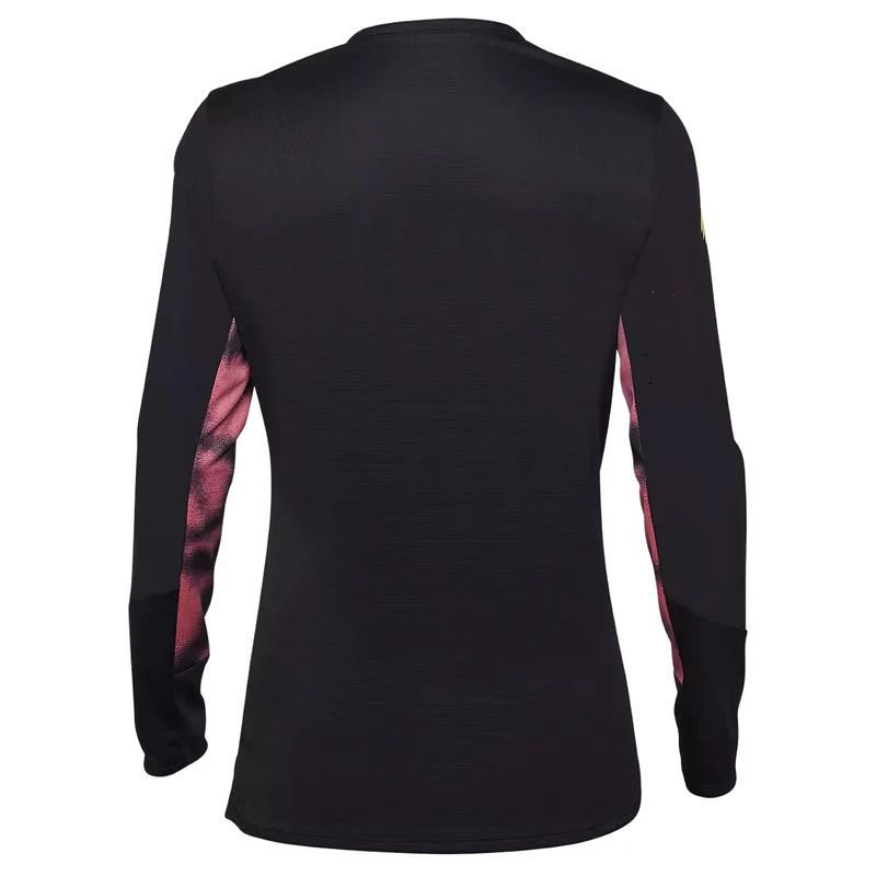 Maglia maniche lunghe donna Fox Defend Taunt - Nero rosa