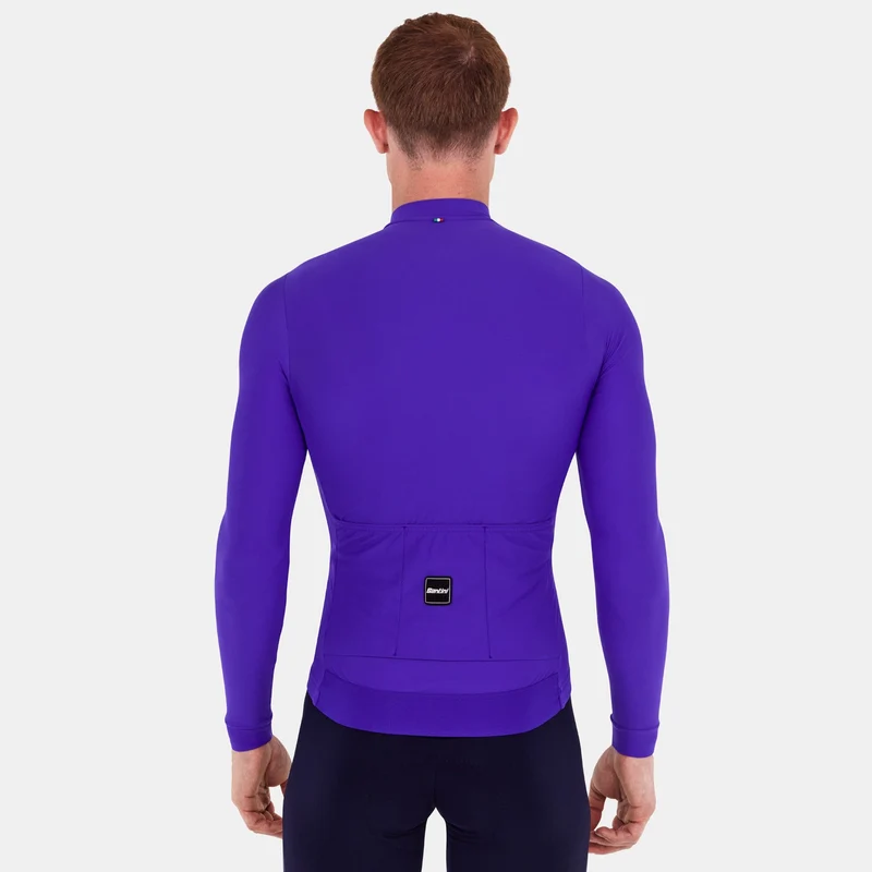 Maglia maniche lunghe Santini RTR - Viola scuro