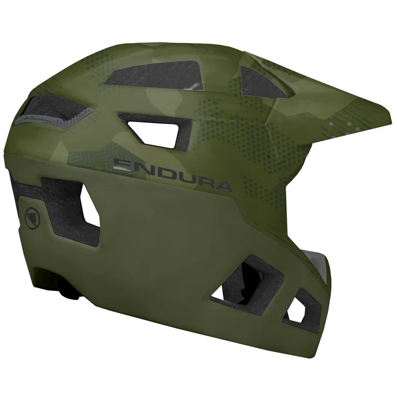 Casco bambino Endura Singletrack Full Face - Verde