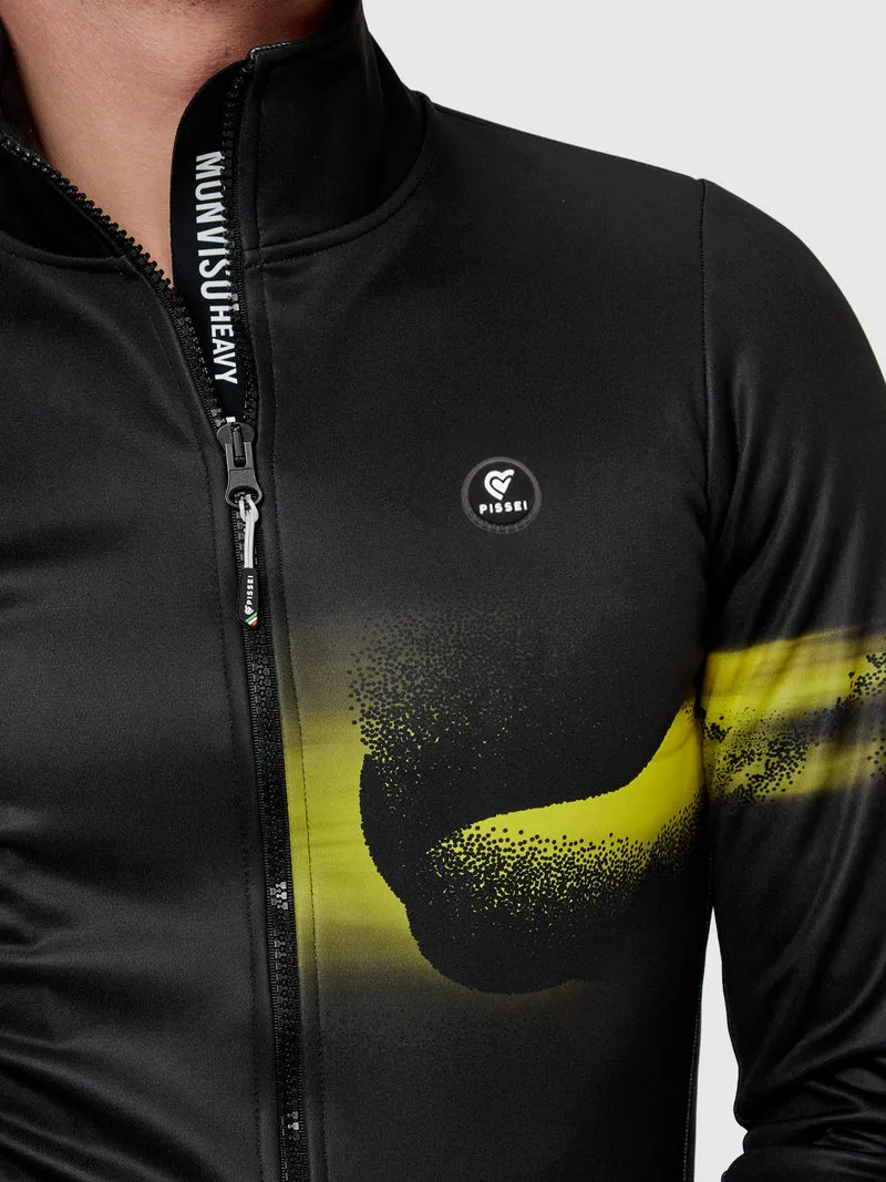 Giacca Pissei Monviso Heavy - Nero giallo