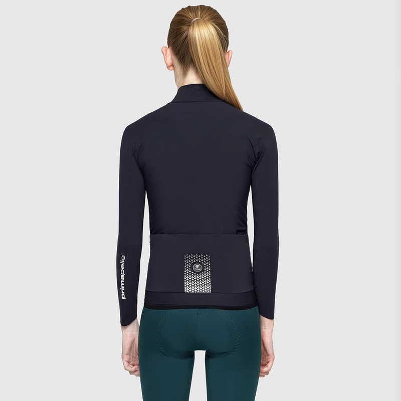 Maglia maniche lunghe donna Pissei Primapelle - Blu Scuro