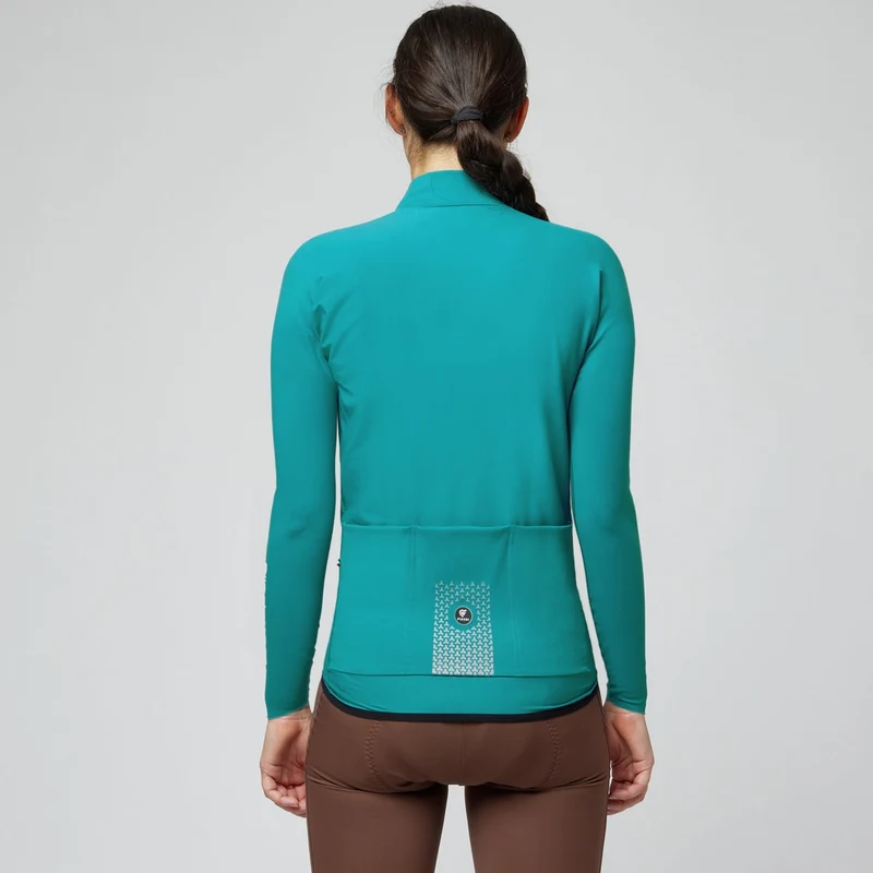 Maglia maniche lunghe donna Pissei Primapelle - Petrolio