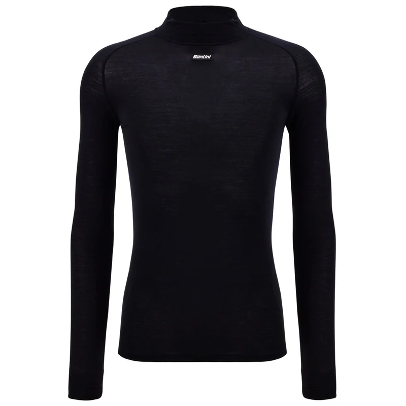 Maglia intima maniche lunghe Santini NEXT 2 SKIN - Nero