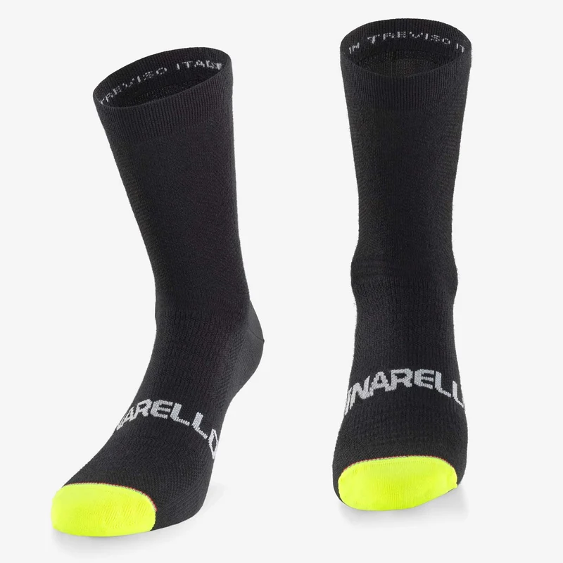 Calze Pinarello Thermal - Nero giallo