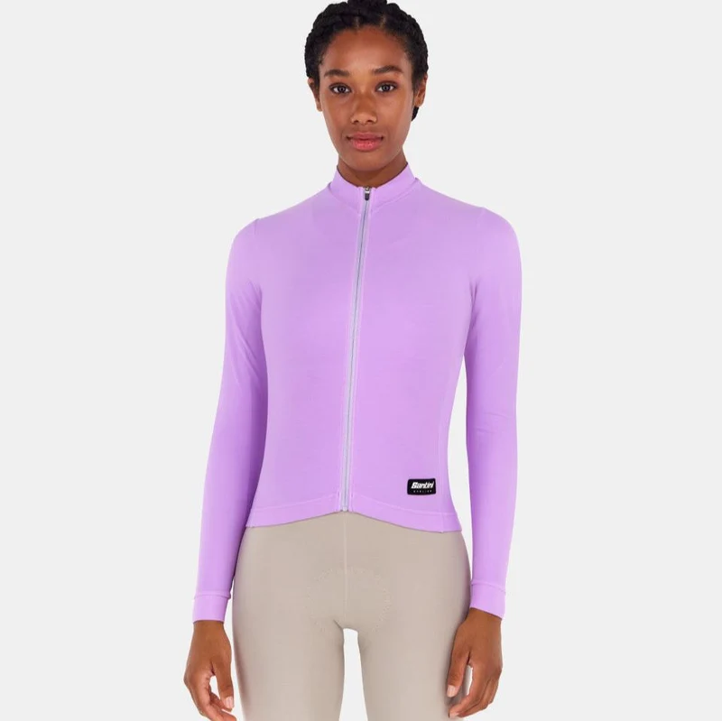 Maglia maniche lunghe Santini RTR - Viola