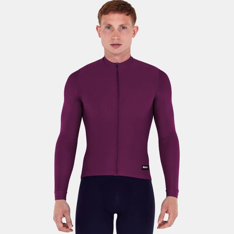 Maglia maniche lunghe Santini RTR - Bordeaux