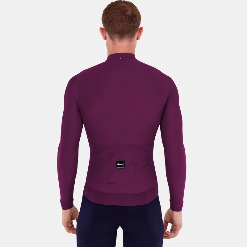 Maglia maniche lunghe Santini RTR - Bordeaux