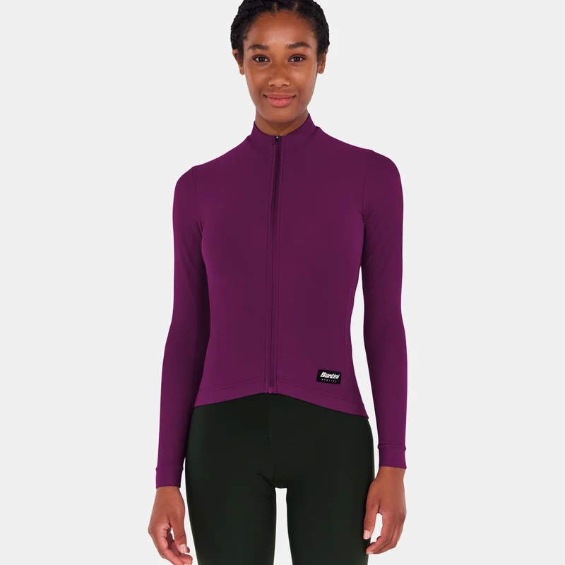 Maglia maniche lunghe Santini RTR - Bordeaux