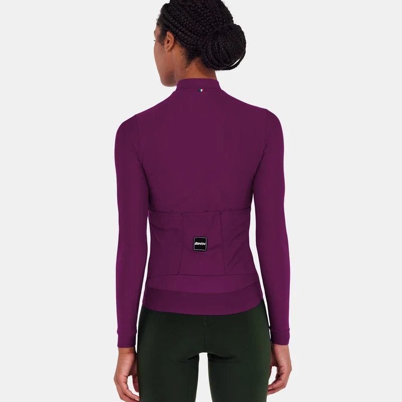 Maglia maniche lunghe Santini RTR - Bordeaux