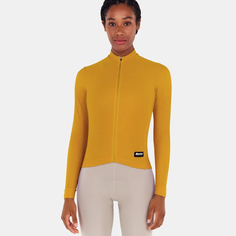 Maglia maniche lunghe Santini RTR - Giallo