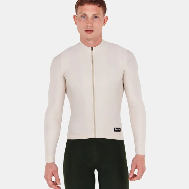 Maglia maniche lunghe Santini RTR - Beige