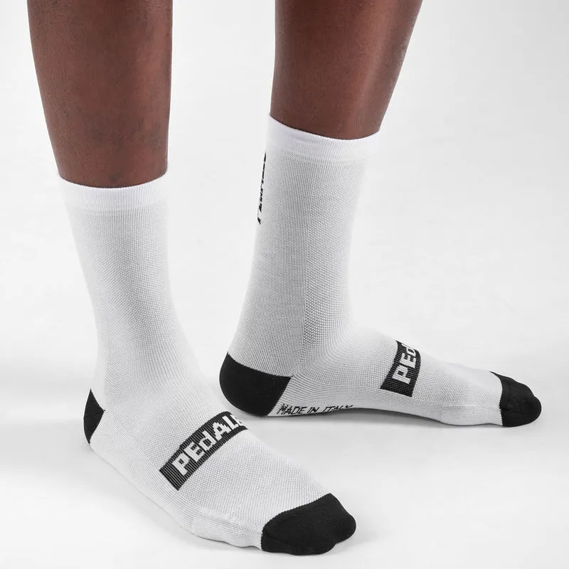 Calze Pedaled Element Primaloft - Bianco