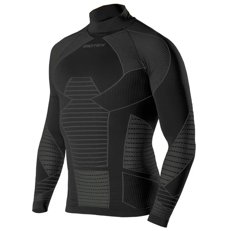 Maglia Intima M/L Biotex Lupetto Icebreak - Nero Grigio