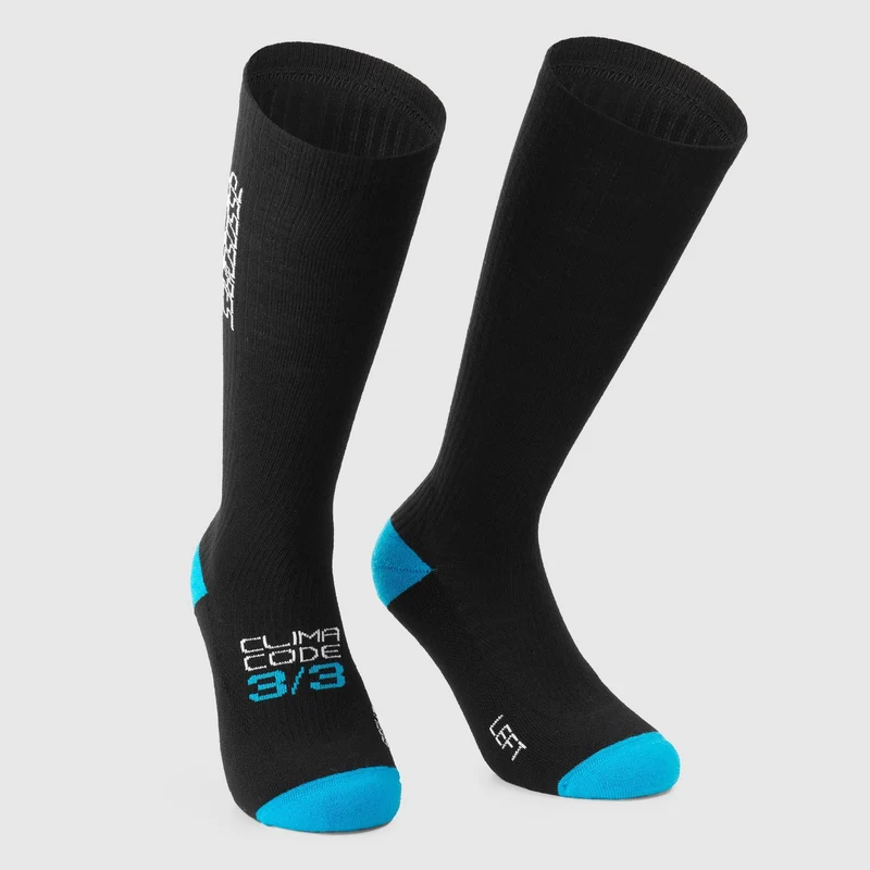 Calze Assos Ultraz Winter FUGU - Nero