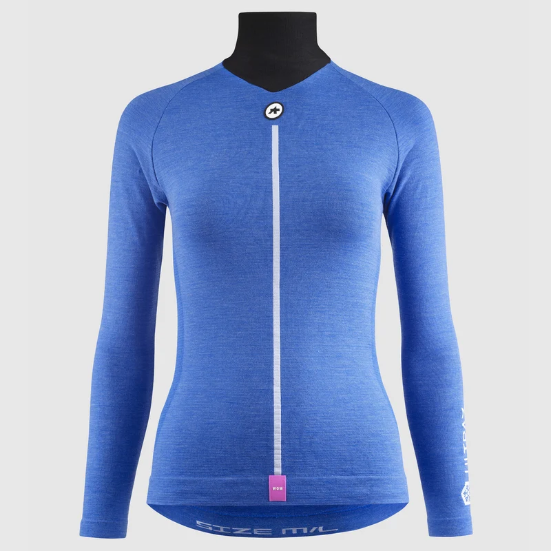 Maglia intima donna maniche lunghe Assos Ultraz Winter LS P1 - Blu