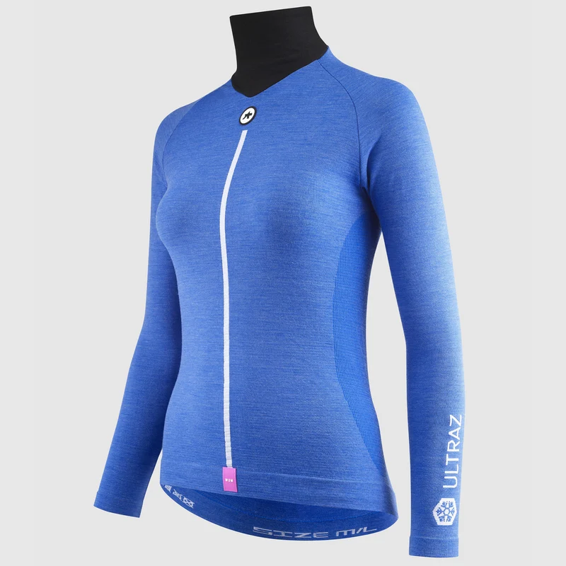 Maglia intima donna maniche lunghe Assos Ultraz Winter LS P1 - Blu