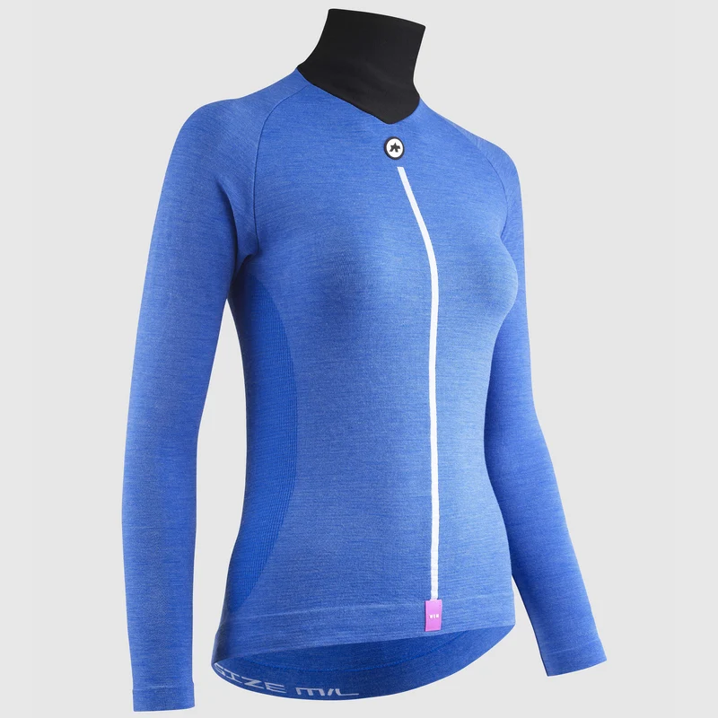 Maglia intima donna maniche lunghe Assos Ultraz Winter LS P1 - Blu