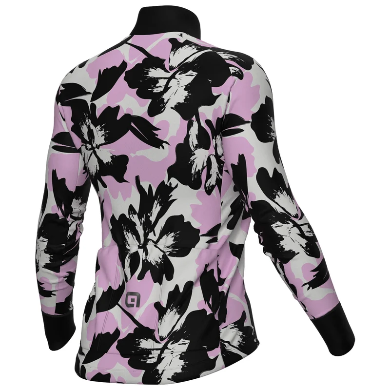 Maglia maniche lunghe donna Ale PR-E Flower - Rosa