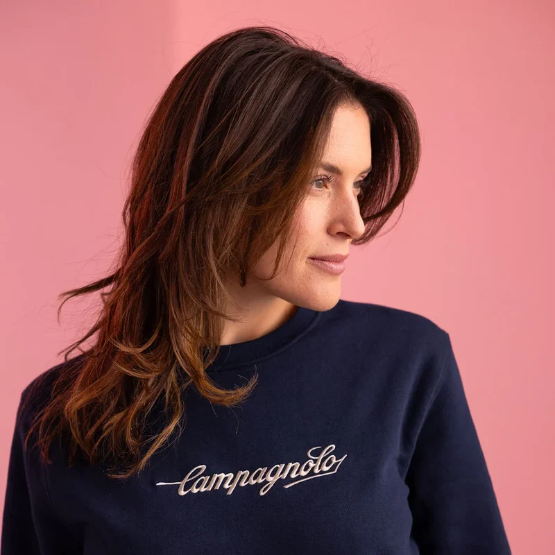 Felpa Campagnolo Logo - Blu