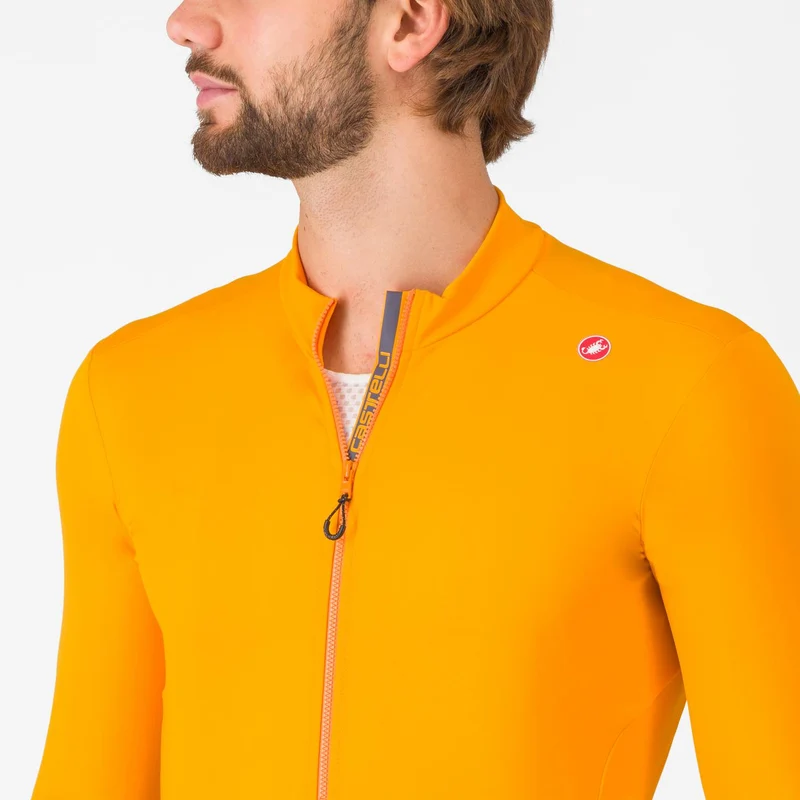 Maglia maniche lunghe Castelli Espresso Thermal - Giallo