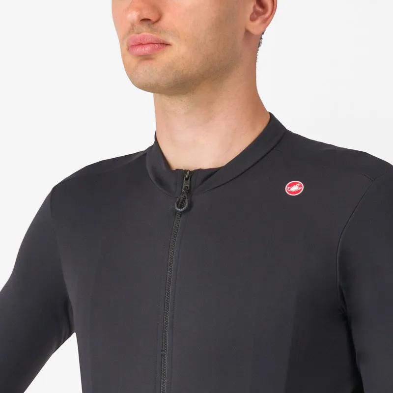 Maglia maniche lunghe Castelli Espresso Thermal - Nero
