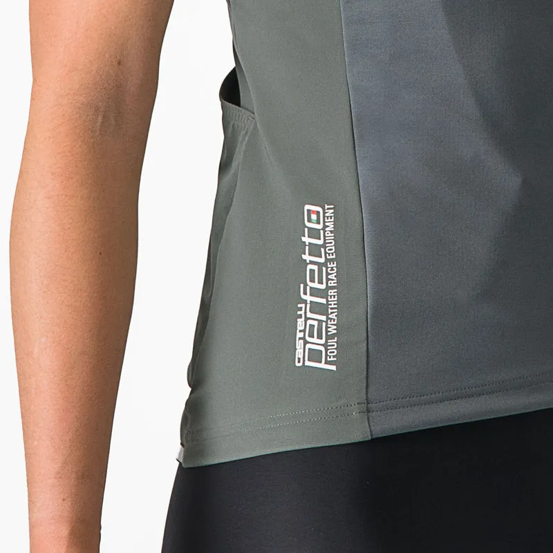 Maglia donna Castelli Perfetto RoS 2W Wind - Grigio