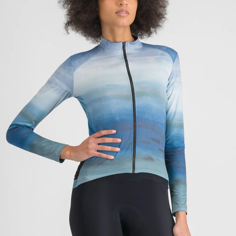 Maglia maniche lunghe donna Sportful Flow Supergiara - Blu