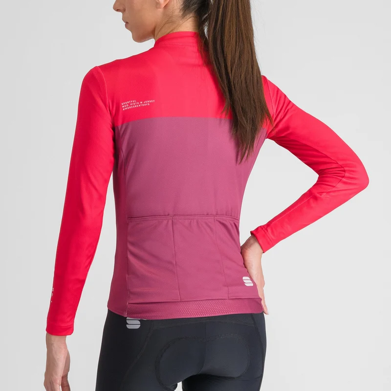 Maglia maniche lunghe donna Sportful Pista - Rosa