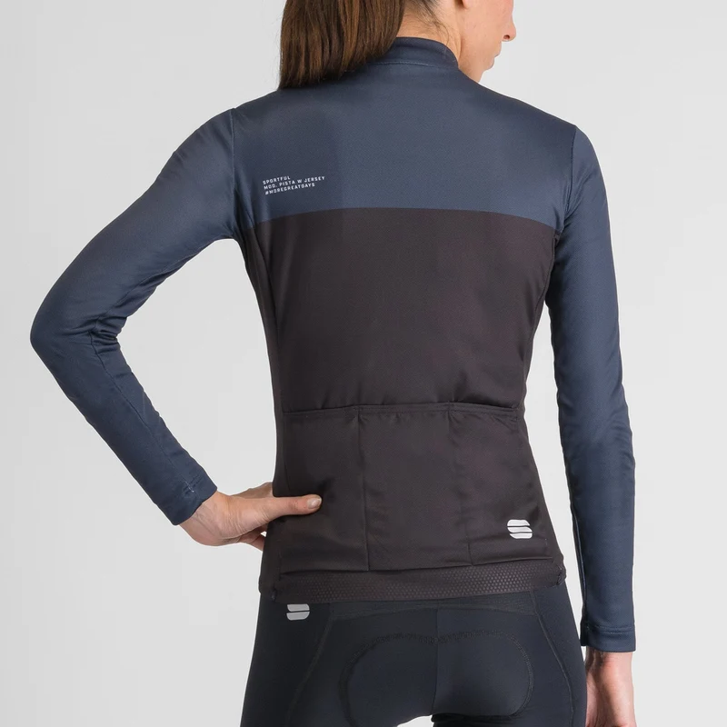 Maglia maniche lunghe donna Sportful Pista - Nero