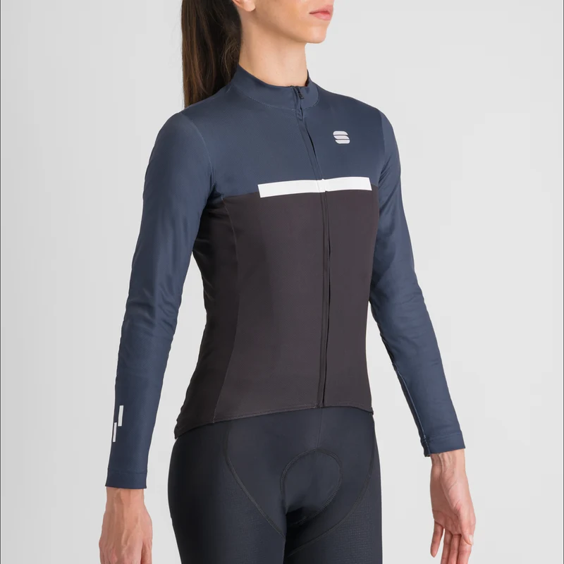 Maglia maniche lunghe donna Sportful Pista - Nero