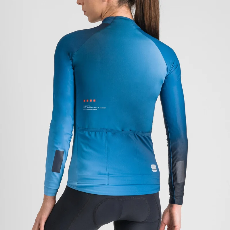 Maglia maniche lunghe donna Sportful Bodyfit Pro - Blu chiaro