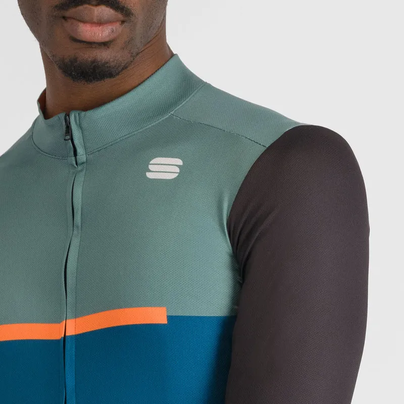 Maglia maniche lunghe Sportful Pista - Blu verde