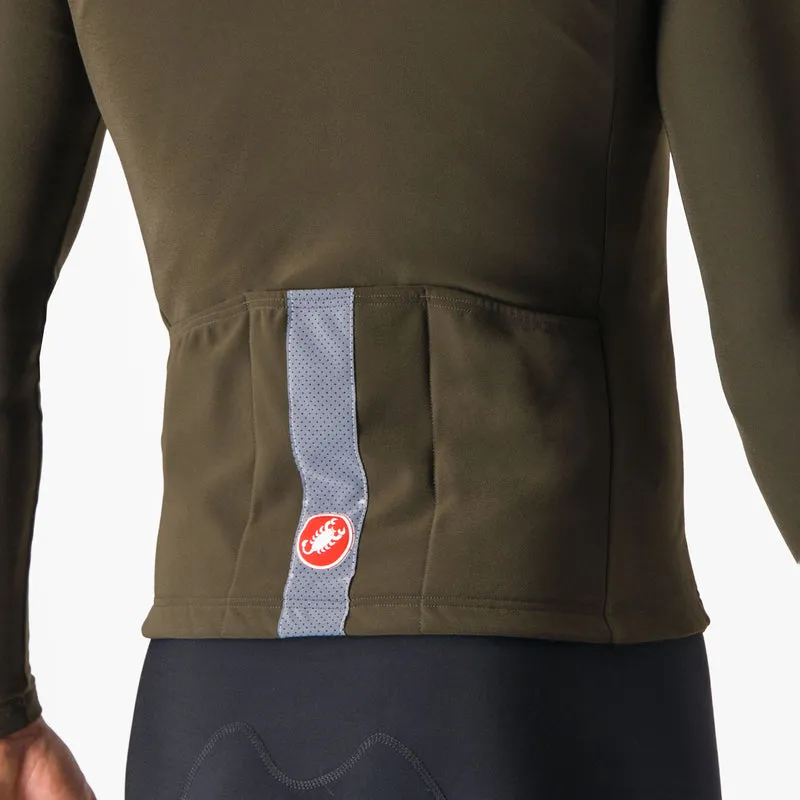 Maglia maniche lunghe Castelli Tutto Nano RoS - Marrone
