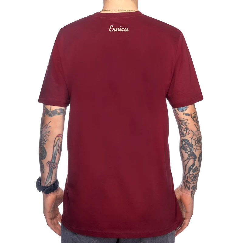T-Shirt Santini Eroica - Bordeaux